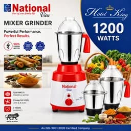 National View Mixer Grinder 1200W