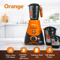 Orange Cosmo 1HP Mixer Grinder