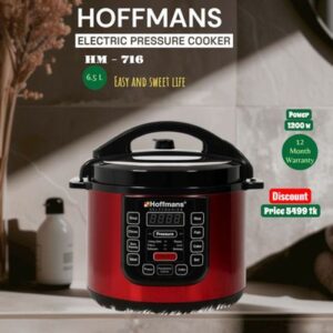 Hoffmans Electric Pressure Cooker 6.5L 1200 Watt 14-in-1 Multi-Function Cooker