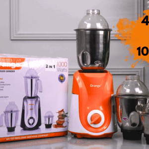 Orange Jumbo Powerful 1000 Watt Mixer Grinder