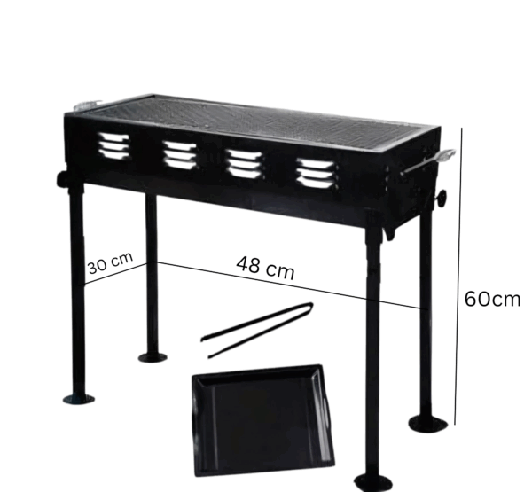 Japanese Portable Charcoal Grill TL-517 (48 x 30 x 60 cm) - Image 2
